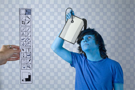 Mimic Photoshop effects – Fubiz™ #reality #photoshop #humor