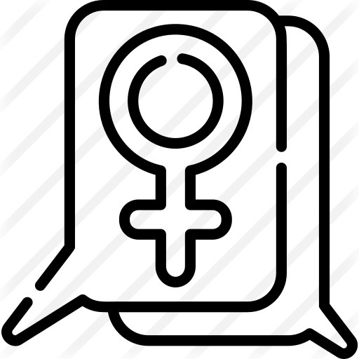 See more icon inspiration related to shapes and symbols, feminism, femenine, gender, female, communications, chat and speech bubble on Flaticon.