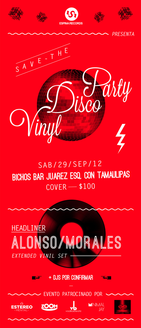 Espina Records on Behance #vintage #poster