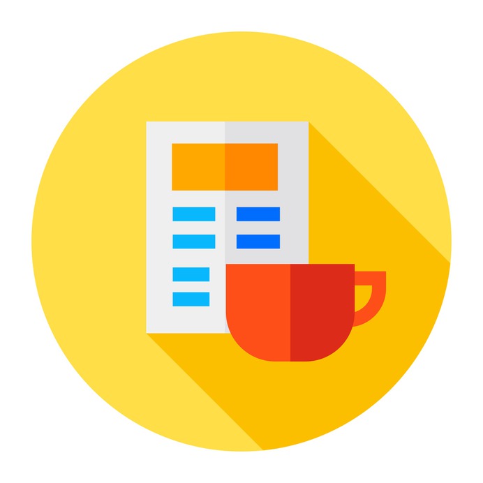 See more icon inspiration related to time, food and restaurant, files and folders, tea cup, coffee break, coffee mug, coffee cup, break, hot drink, newspaper, chocolate, mug, tea, coffee and food on Flaticon.