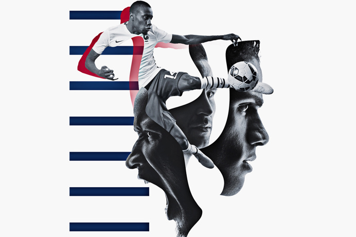Image for Nike's Brotherhood campaign for the Fédération Française de Football.
