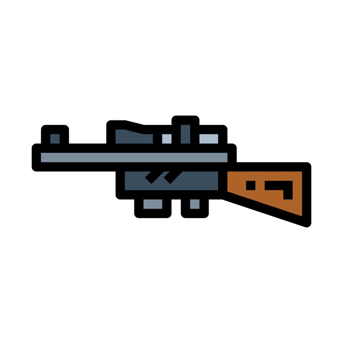 See more icon inspiration related to rifle, invention, miscellaneous, biathlon, army, fire, weapons and weapon on Flaticon.