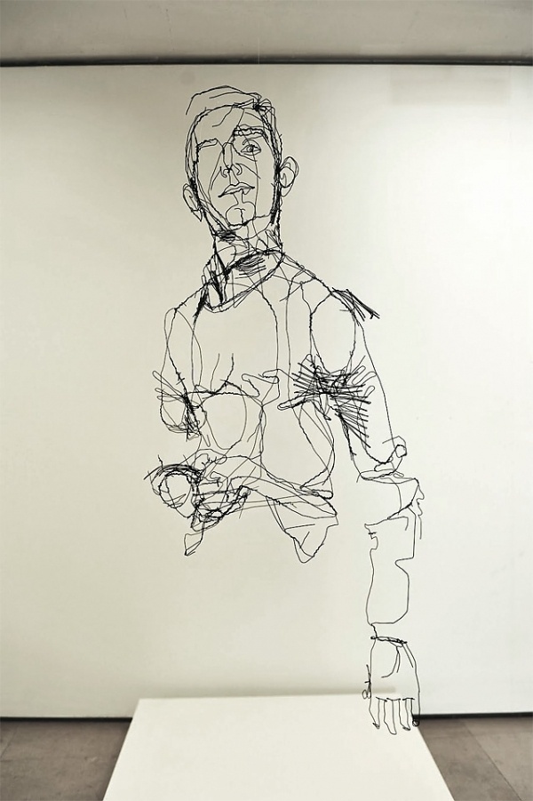 Colossal | An art and design blog. #sculpture #wire