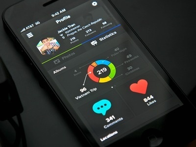 Statistics UI #infographic #stats #ui