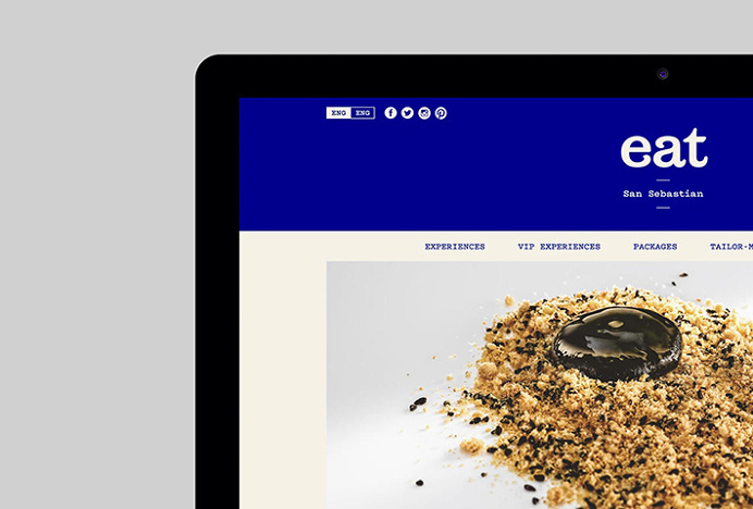 Eat San Sebastian by We are Rifle #brand design #web design #website