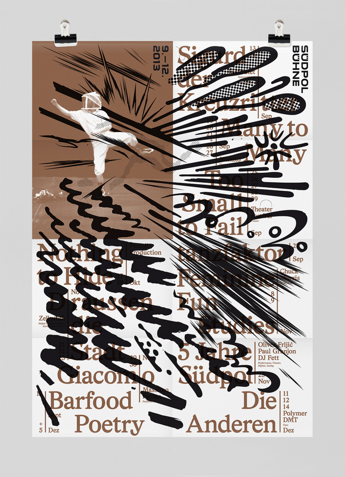 Fun and interesting illustration and photo and type
