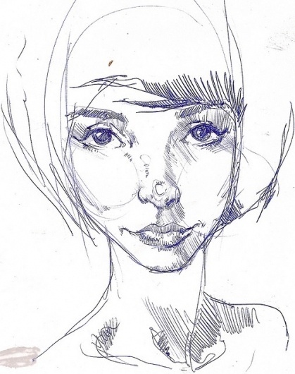 girl | Flickr - Photo Sharing! #sketcbook #illustration #woman