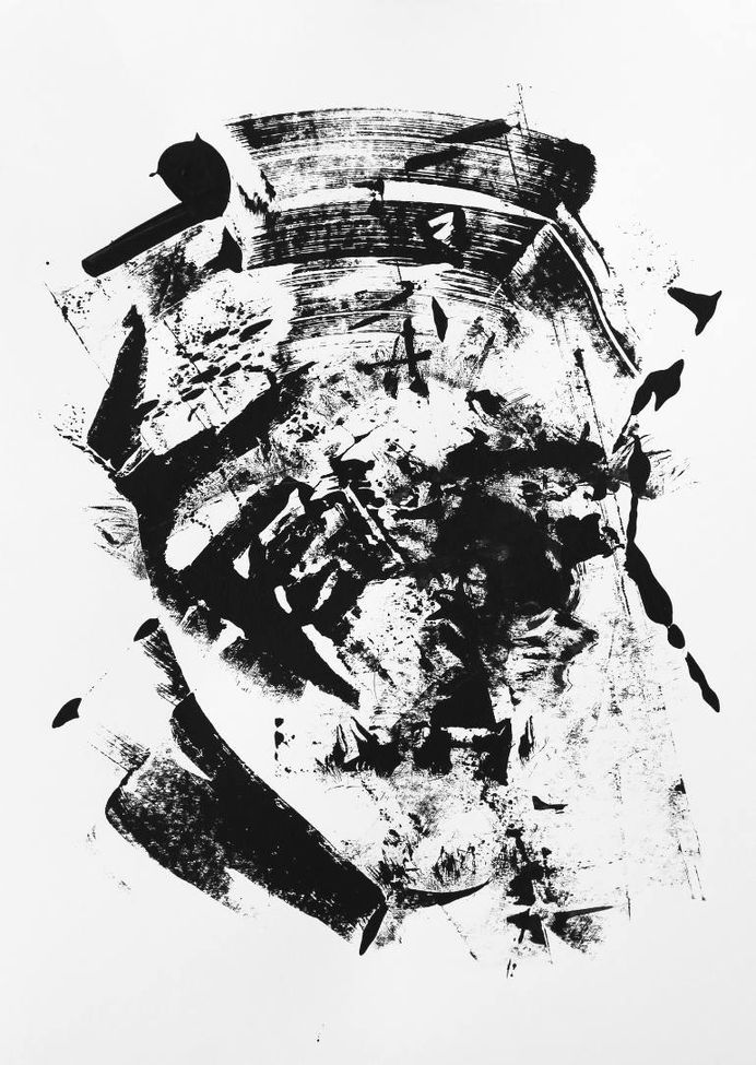 The Krank - Painting, "Disorder" #art #thekrank #berlin #art #urbanart #painting #typography #krank #abstractart
