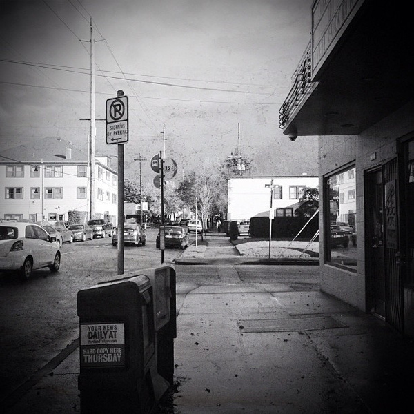 any street | Flickr #portland #p&b #street