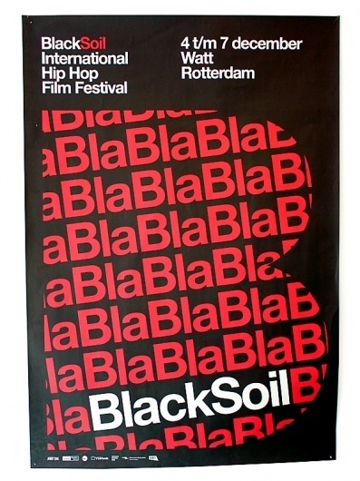 almost Modern : Black Soil #modern #helvetica #poster #typography