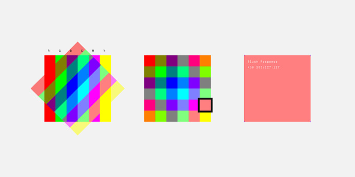 Blush Response. A grid exploration initiative. on Behance