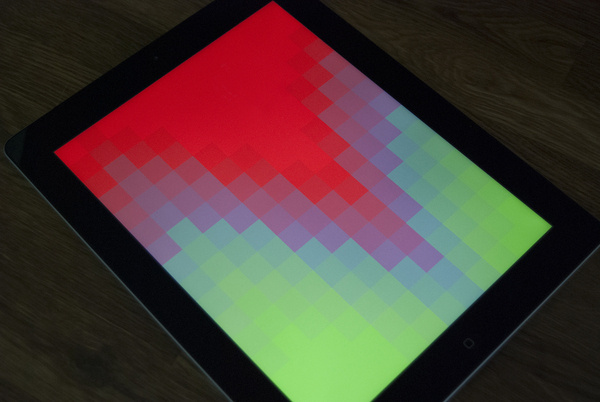 Prototyping iPad on the Behance Network #block #gradient