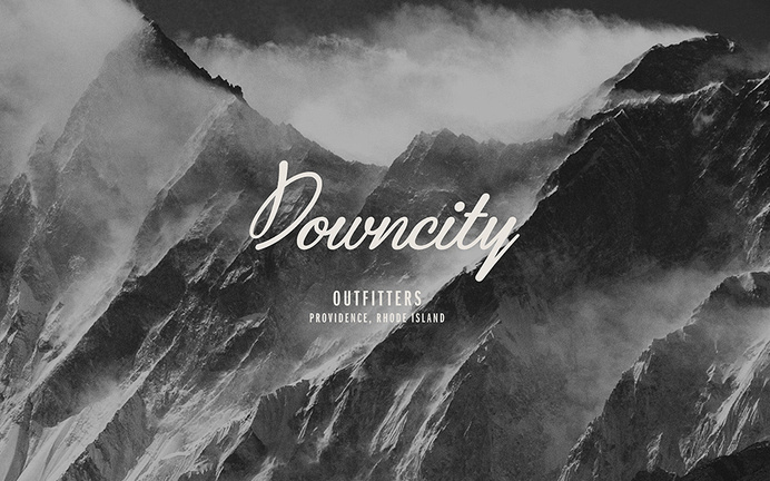 Downcity Outfitters branding #visual #identity #branding #stationery