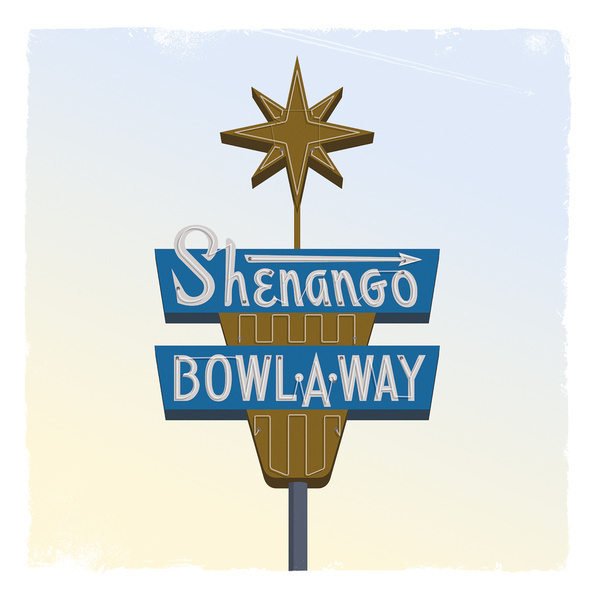 Shenango Bowling Art Print #neon #totem #bowling
