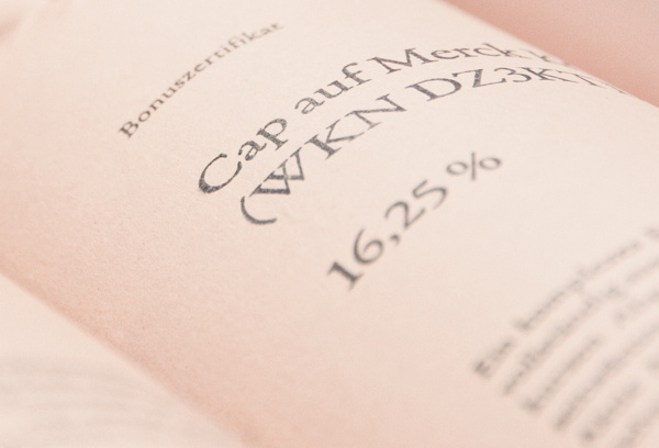 The Percentage Mailing on Behance #garamond