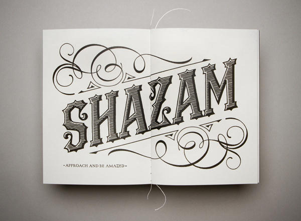 The Great Blandini Jefton Sungkar #shazam #print #magic #typography