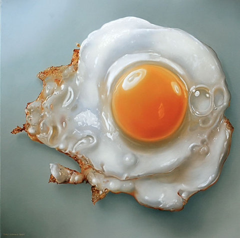 TJALF SPARNAAY GALLERY #yellow #orange #bread #egg