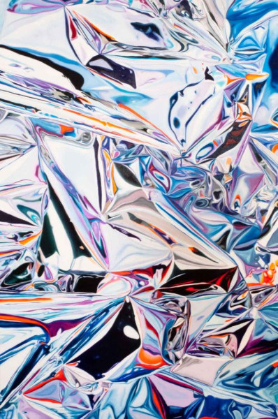 metallic rainbow