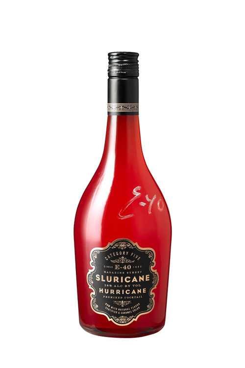 E-40 #Sluricane Pre-Mixed Hurricane Label Design ~ #Packaging ~ Auston Design Group