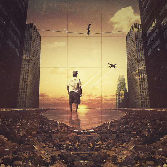 Brandon Page "Where City Meets City", An iPhone photo collage project. #iphone #photography #collage