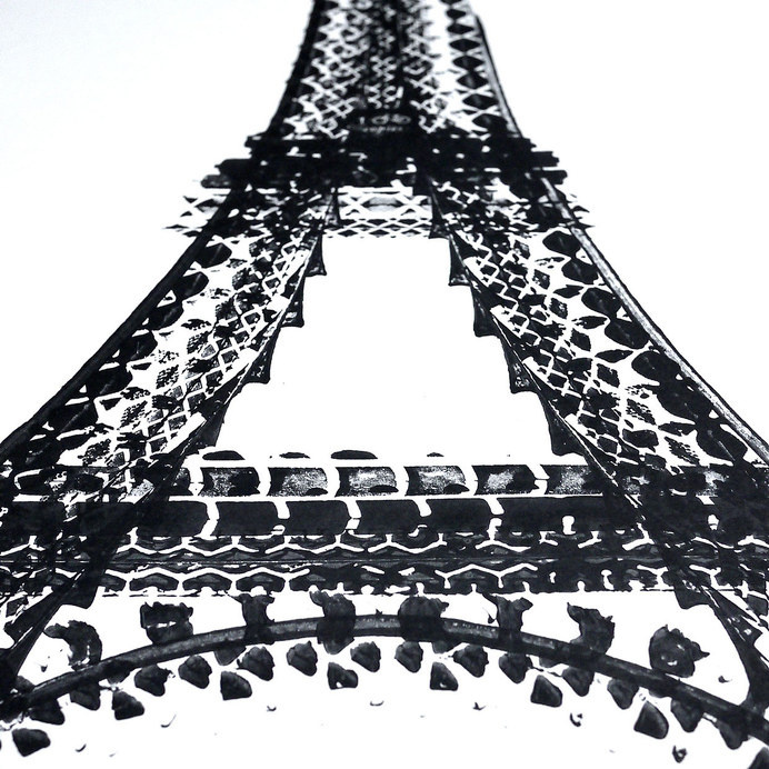 Architectural Landmarks Created with Bicycle Tire Tracks by Thomas Yang tires posters and prints bicycles architecture