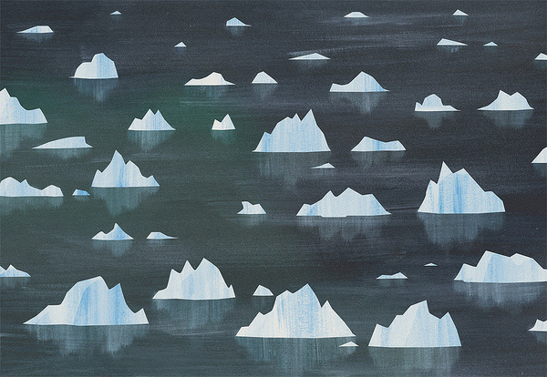 The Collective Loop #water #luke #illustration #twyman #ice