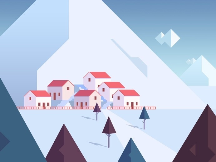 Village #illustration