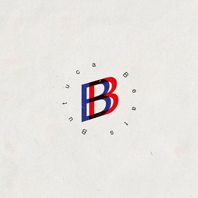 soundcloud.com/butucabeats #brand #logo #butucabeats #bluered #design #dust #noise #hiphop #rap