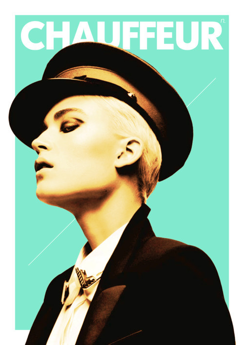 Chauffeur concept poster | by Artisto #model #pop #design #color #concept #poster #art #chauffeur