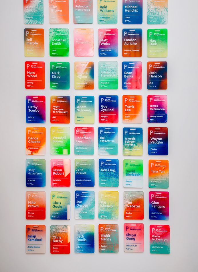 IDEO Perspectives Name Badges