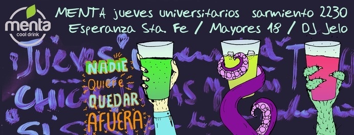 Poster by menta Bar. #music #poster #art #party