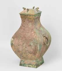 Cover the vase by the type of fishing Hu