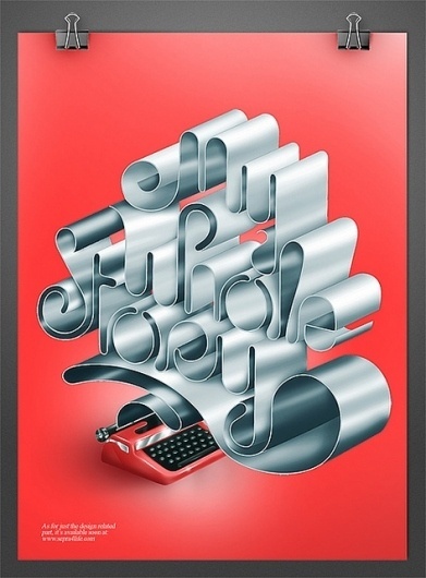 My whole story | Flickr - Photo Sharing! #design #typewriter #poster #typography