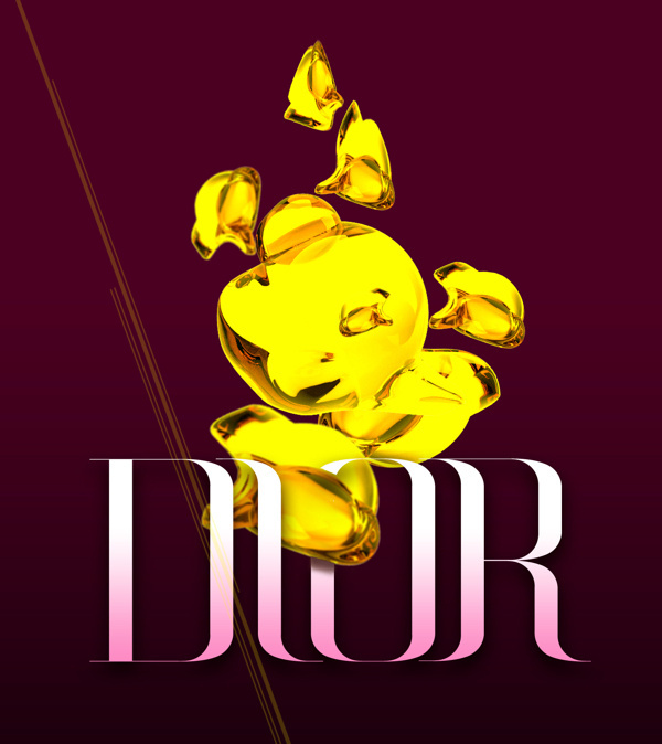 GIORGIORO TYPEFACE on Behance #type #3d #dior