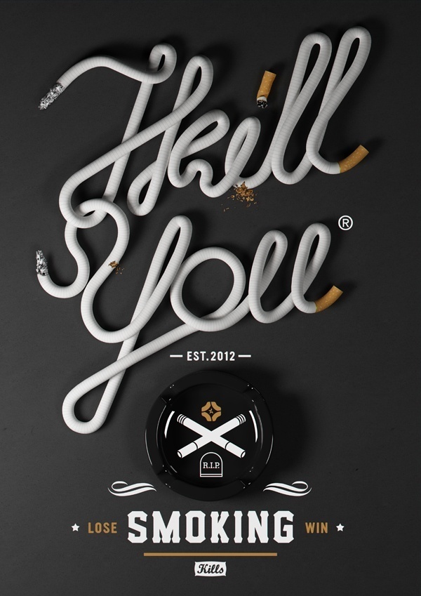 Goverdose by Michal Sycz, via Behance #smoke