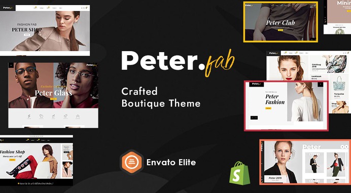 #Peter #Fashion #Boutique - #Shopify Multi-purpose Responsive #Theme | #TemplateTrip #eCommerce #Website #Design