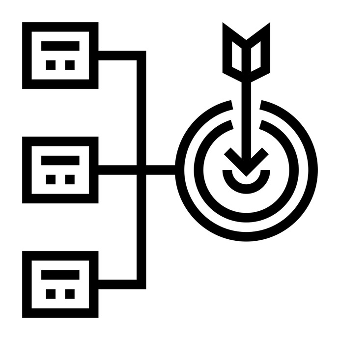 See more icon inspiration related to goal, process, target, aim, diagram, subject, sport, business and finances, business and finance, Purpose and objective on Flaticon.
