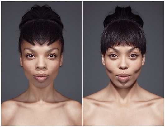 Symmetrical Portraits | Fubiz ™ #portraits #symmetrical