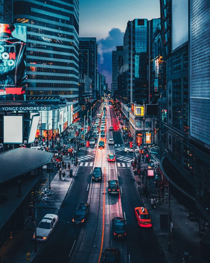 Moody and Cinematic Toronto Cityscapes by Ivan Krivonosov