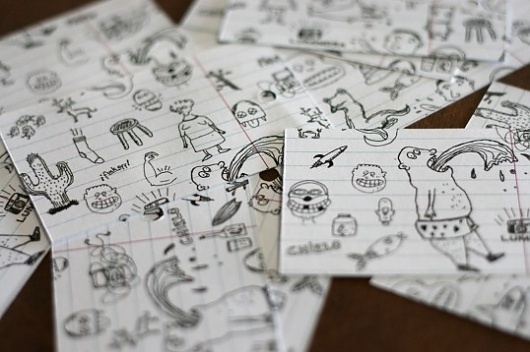 Matías Fiori : Lovely Stationery . Curating the very best of stationery design #fiori #namecards #for #doodled #matias
