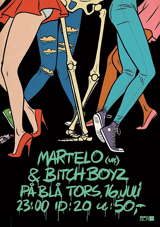 Kristian Hammerstad illustration Bitch Boys