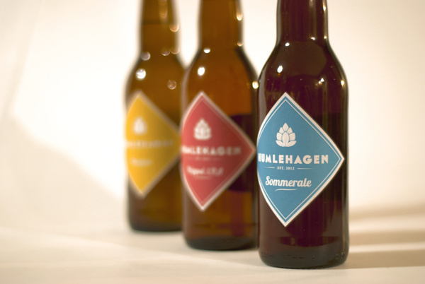 Humlehagen #brewery #beer #norway #packaging #humlehagen #label #hops
