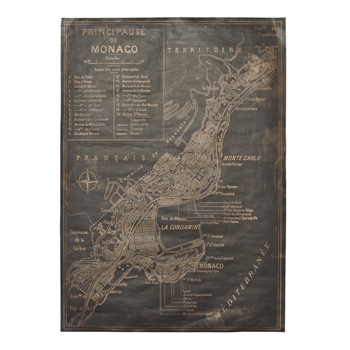 Bourke Monte Carlo Poster, 84 cm H