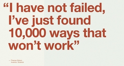 Wanna Create A Great Product? Fail Early, Fail Fast, Fail Often | Co.Design #fail
