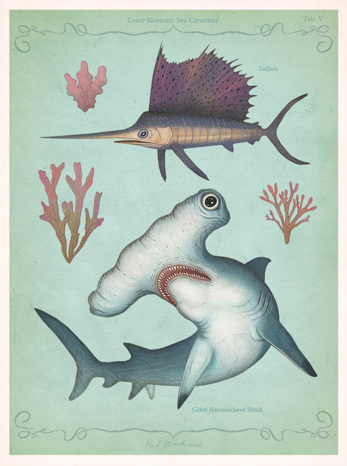 Sea Creatures on Behance