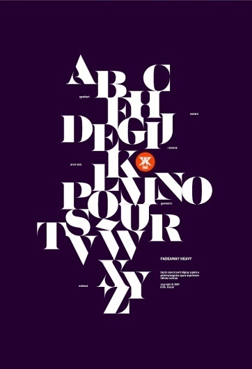 2a19ddc4632d3117221e3969b05c5b46.jpg 648×948 pixels #modern #print #design #classical #alphabet #typeface #minimal #heavy #fadeaway #typography
