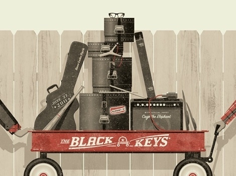 grain edit · DKNG Studios #illustration #gig #poster