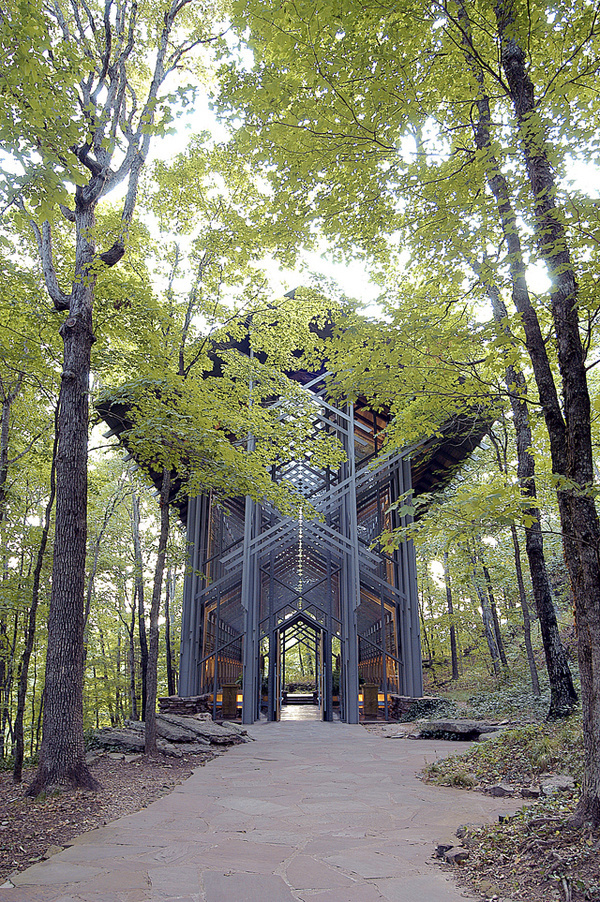 The Thorncrown Chapel, an Idyllic Glass Chapel in Rural Arkansas is Under Threat #temple #architecture #modern