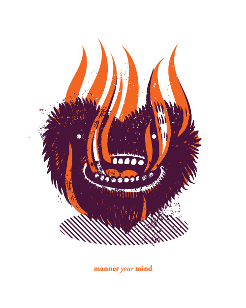 New work by Dan Christofferson. #mind #manner #dan #christofferson #illustration #your #skull