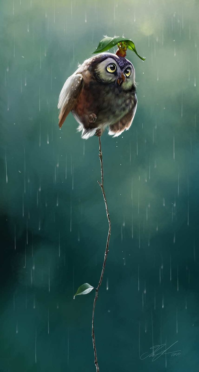 Digital Animal Illustrations by Therese Larsson